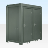 1+1 Double Mains Toilet 8Ft x 5Ft (Bottle Green)