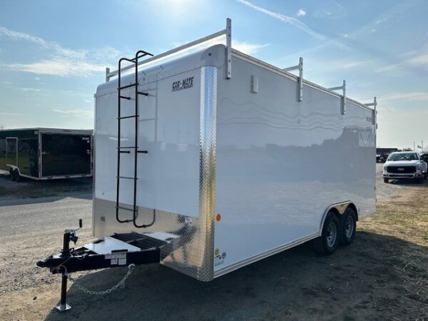 2025-CARMATE-8.5X18-ENCLOSED-CONTRACTOR-TRAILER-BARN-DOORS-4.jpg Car Mate 8.5 x 18 Enclosed Cargo Trailer – Contractor – Barn Doors