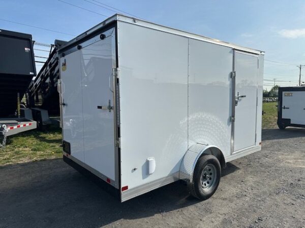 Covered Wagon 7’x12′ Enclosed Trailer — 6″ Added Height