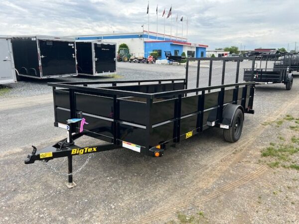 Big-Tex-6x14-Utility-Landscape-Trailer-Demo-35SV-14BK-1.jpg Big Tex 6 x 14 Landscape Utility Trailer – High Steel Sides