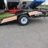 BWise 5 x 12 Equipment Trailer – Single Axle Tilt-Deck