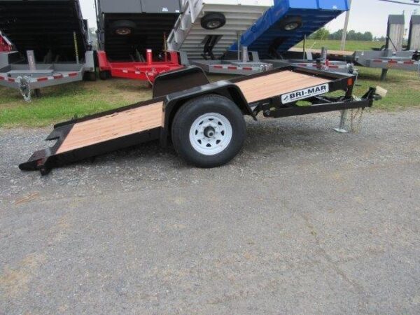 BWise 5 x 12 Equipment Trailer – Single Axle Tilt-Deck