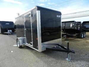 Car-Mate-6x12-Custom-Cargo-Ramp-Door-2-1.jpg Car Mate 6 x 12 Enclosed Cargo Trailer – 6″ Added Height