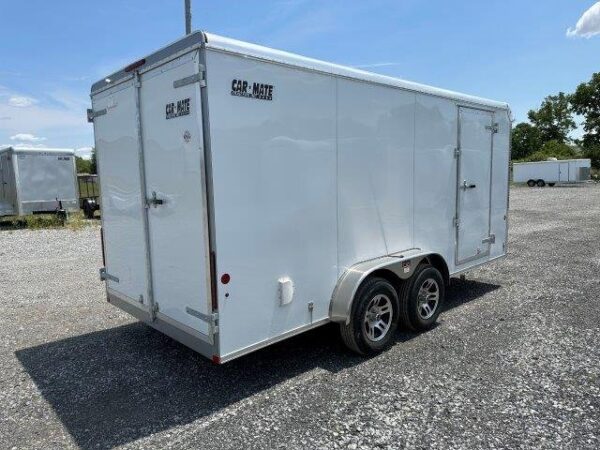 Car Mate 7 x 16 Enclosed Cargo Trailer – Barn Doors