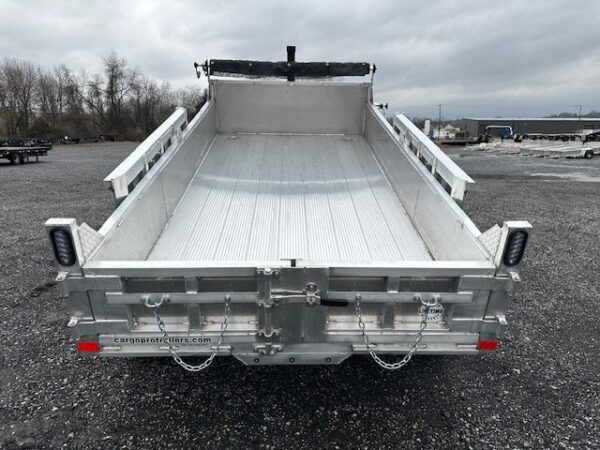 Cargo Pro 6 x 12 Aluminum Dump Trailer – Ladder Ramps