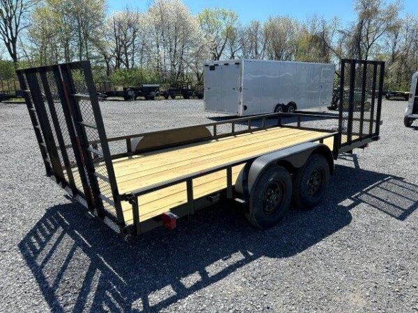 Carry-On-7x16-Landscape-Utility-Trailer-UTV-Rear-Gate-Side-ATV-Gate-3.jpg Carry-On 7 x 16 Landscape Utility Trailer – Side ATV Ramp