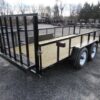 Premier 7 x 16 Landscape Utility Trailer – HD Ramp Gate