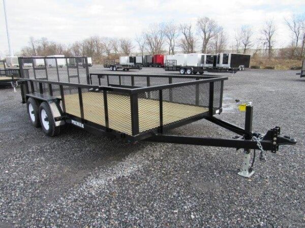 Premier 7 x 16 Landscape Utility Trailer – HD Ramp Gate
