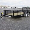 Premier 7 x 16 Landscape Utility Trailer – HD Ramp Gate