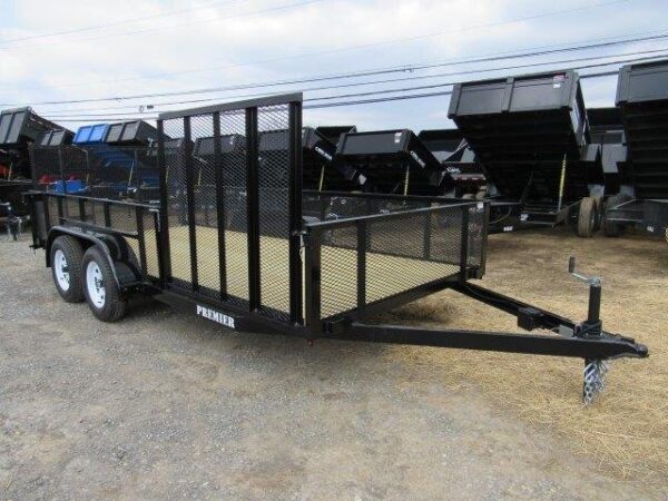 Premier-7x16-Landscape-Utility-Trailer-Mesh-Sides-ATV-Gate-3.jpg Premier 7 x 16 Landscape Utility Trailer – Mesh Sides & ATV Ramp