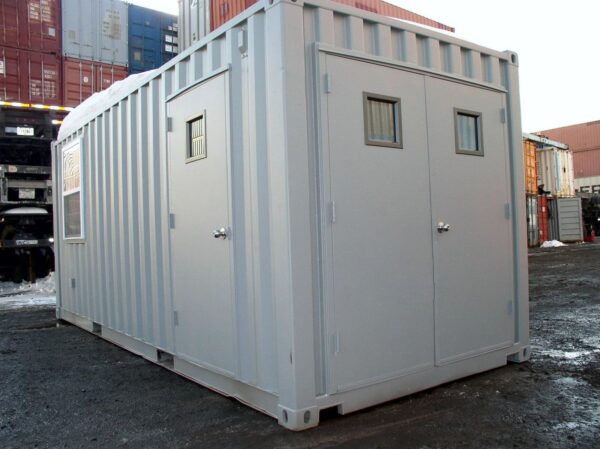TRS-fab-doors-opposite-swings-1.jpg 20ft Long Doubledoor Containers in 8’6′ High and 9’6″ High