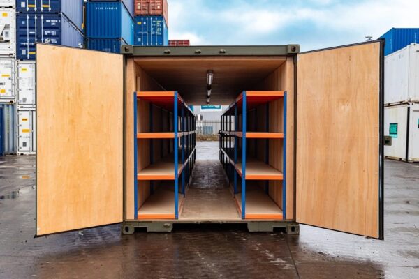 40Ft X 8Ft One Trip Tunnel Container Double End Door