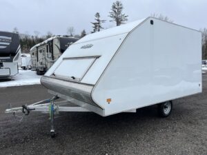 High Country Trailers 101×12 Aluminum 2-Place Hybrid w/Track Mats