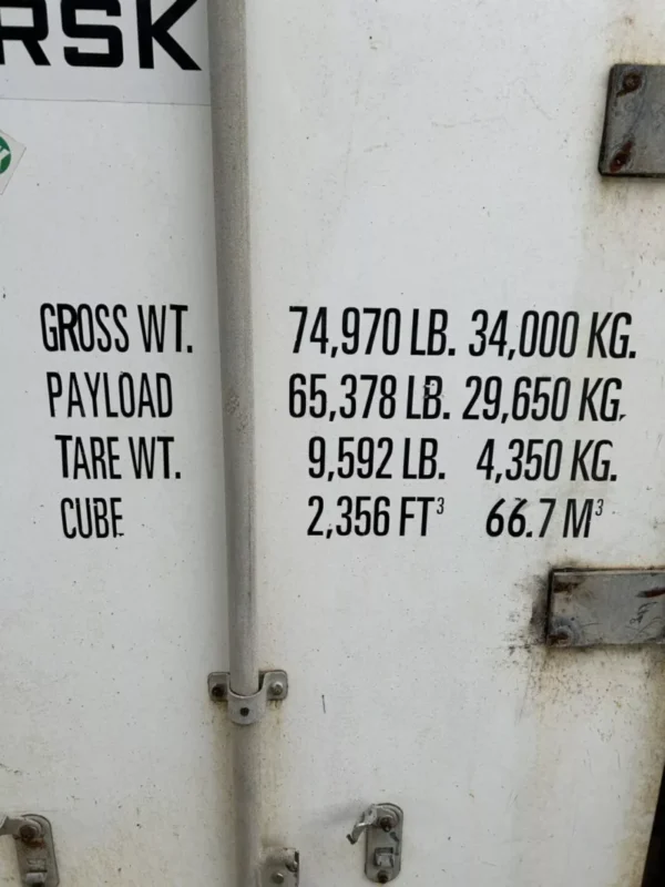 s-l1600-10-8-800x1067-1.webp Maersk RAHC-031 Used 40ft Cold Storage Reefer Container – Model CCR18060